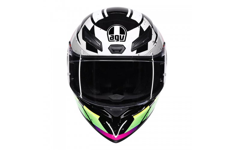 ΚΡΑΝΟΣ AGV K1 S E2206 Punkpulse Black/Purple/Lime
