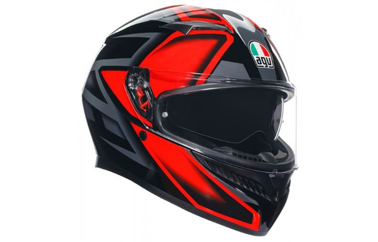 ΚΡΑΝΟΣ K3 AGV E2206 MPLK COMPOUND BLACK / RED