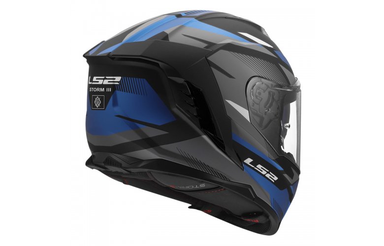 ΚΡΑΝΟΣ LS2 FF818 STORM III KOMAI BLACK/BLUE