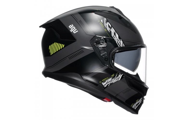 ΚΡΑΝΟΣ AGV K7 MPLK KYBER MATT GREY/YELLOW FLUO