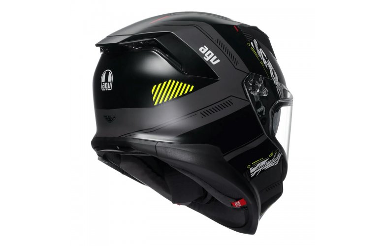 ΚΡΑΝΟΣ AGV K7 MPLK KYBER MATT GREY/YELLOW FLUO