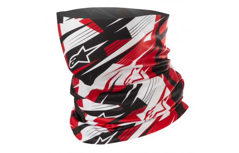 ΠΡΟΣΤΑΣΙΑ ΛΑΙΜΟΥ ΠΟΛΥΕΣΤΕΡΑ ALPINESTARS BLURRED ΜΑΥΡΟ/ΛΕΥΚΟ/ΚΟΚΚΙΝΟ