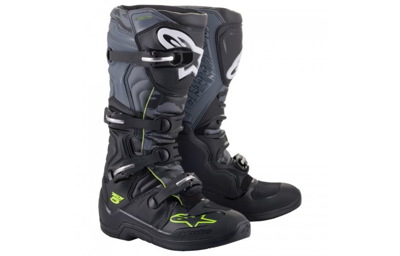 ΜΠΟΤΕΣ ALPINESTARS TECH 5 ΜΑΥΡΟ/ΚΙΤΡΙΝΟ FLUO