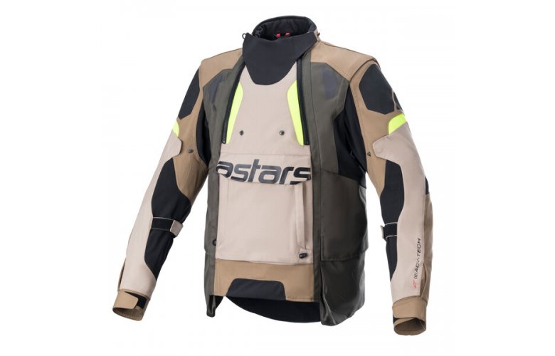 ΜΠΟΥΦΑΝ ADVENTURE TOURING ALPINESTARS HALO DRYSTAR KHAKI / SAND / YELLOW FLUO
