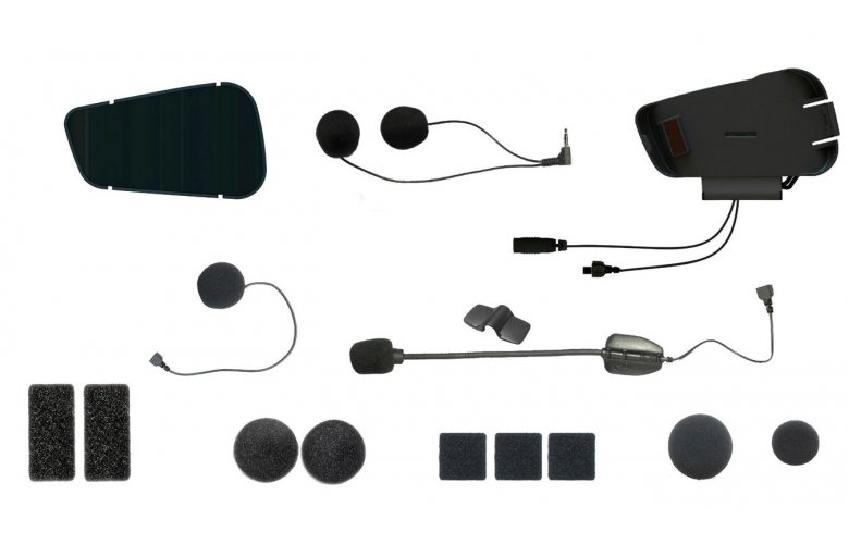 ΚΙΤ ΔΕΥΤΕΡΟΥ ΚΡΑΝΟΥΣ CARDO PACKTALK BOLD/BLK/SLIM ΧΩΡΙΣ JBL SRAK0039 ΜΑΥΡΟ