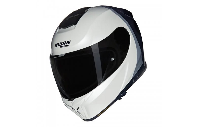 ΚΡΑΝΟΣ NOLAN N80-8 VERNICIATURA SPECIALE 344 WHITE PEARL/BLACK