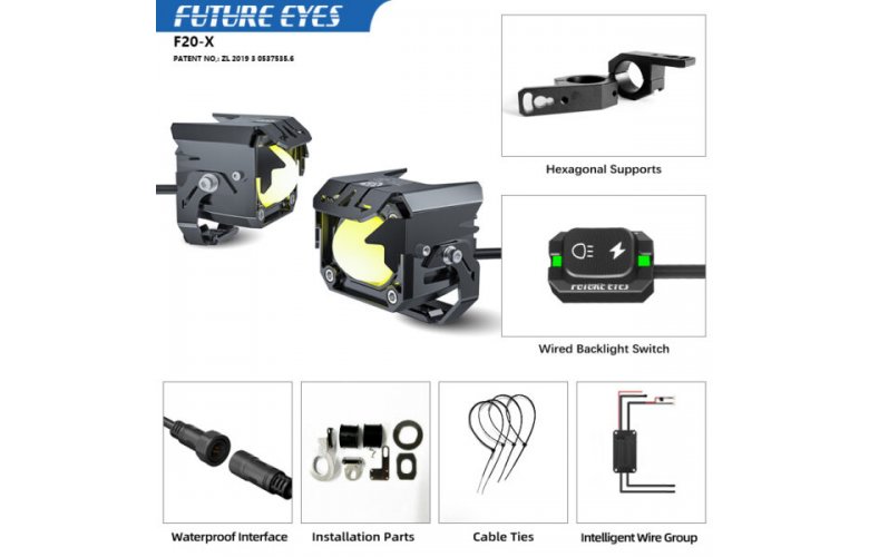 ΠΡΟΒΟΛΑΚΙΑ ΜΗΧΑΝΗΣ LED FUTURE EYES F20X