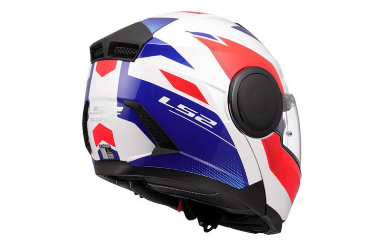 ΚΡΑΝΟΣ LS2 FF902 SCOPE II DURIA WHITE/RED/BLUE