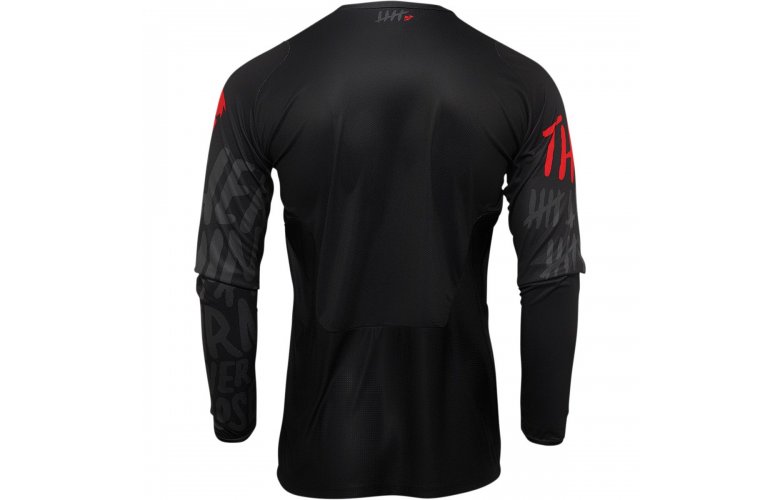 ΜΠΛΟΥΖΑ MX THOR PULSE COUNTING SHEEP BLACK/RED JERSEY