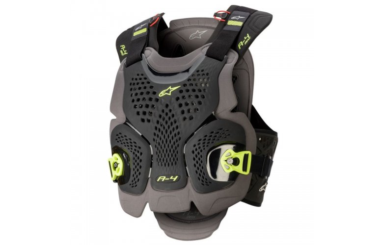 ΠΡΟΣΤΑΤΕΥΤΙΚΟΣ ΘΩΡΑΚΑΣ ALPINESTARS A-4 MAX ΜΑΥΡΟ/ΚΙΤΡΙΝΟ FLUO