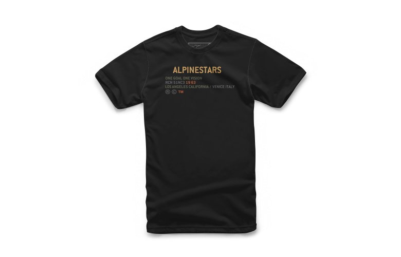 T-SHIRT ALPINESTARS QUEST ΜΑΥΡΟ