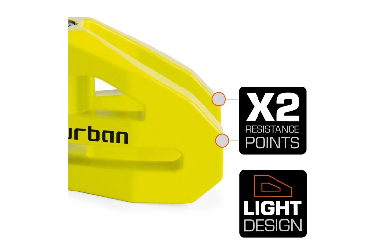 ΚΛΕΙΔΑΡΙΑ ΔΙΣΚΟΦΡΕΝΟΥ URBAN UR206Y yellow (6 mm)