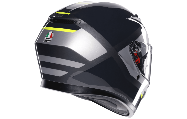 ΚΡΑΝΟΣ K3 AGV E2206  Shade Grey Fluo Yellow