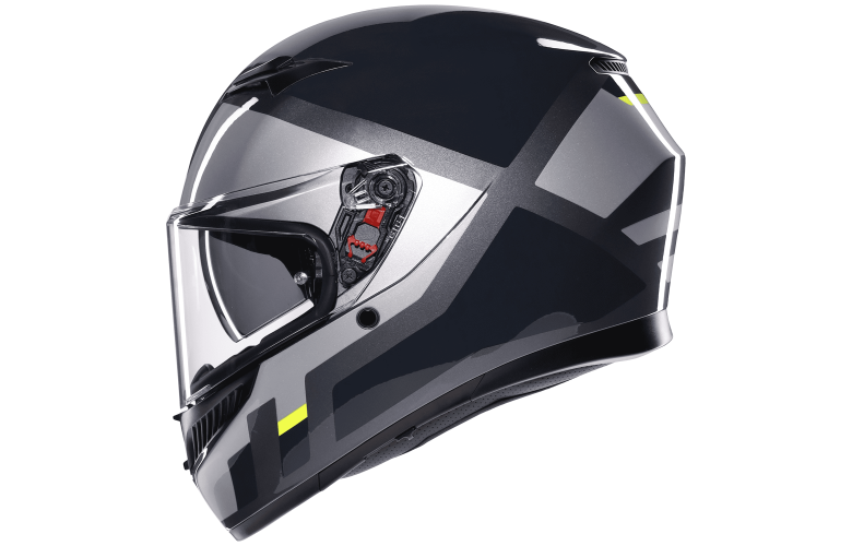 ΚΡΑΝΟΣ K3 AGV E2206  Shade Grey Fluo Yellow