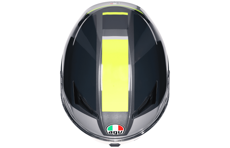 ΚΡΑΝΟΣ K3 AGV E2206  Shade Grey Fluo Yellow