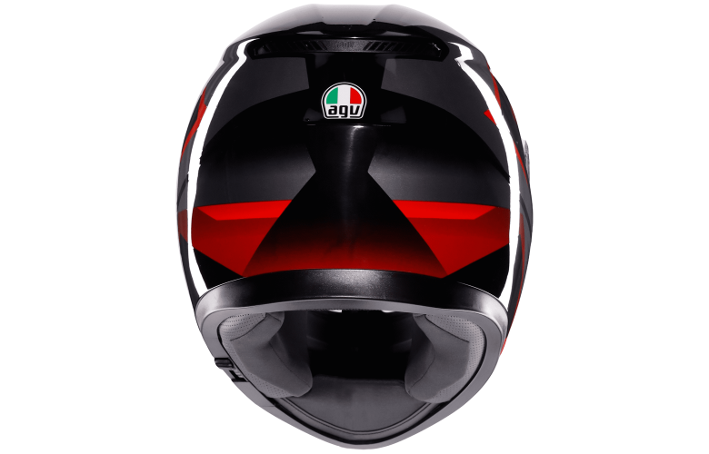 ΚΡΑΝΟΣ K3 AGV E2206 Striga Matt Black Grey Red