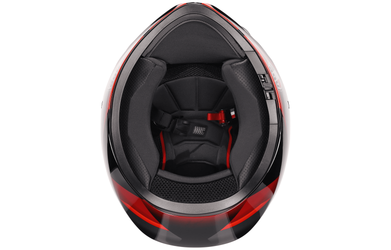 ΚΡΑΝΟΣ K3 AGV E2206 Striga Matt Black Grey Red