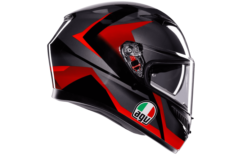 ΚΡΑΝΟΣ K3 AGV E2206 Striga Matt Black Grey Red