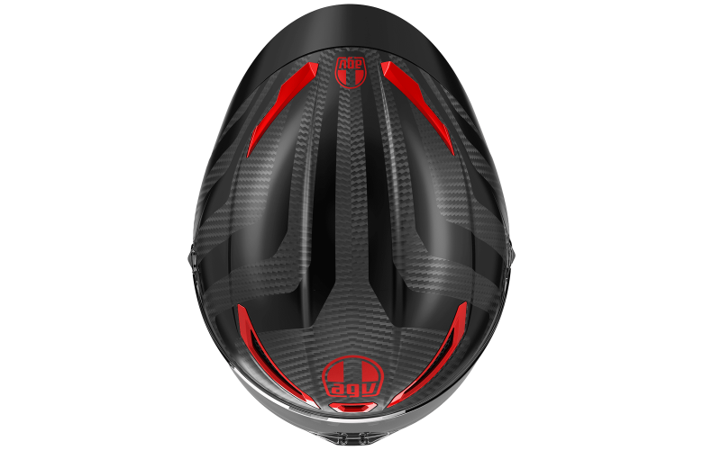 ΚΡΑΝΟΣ AGV PISTA GP RR Intrepido Carbon Black Red
