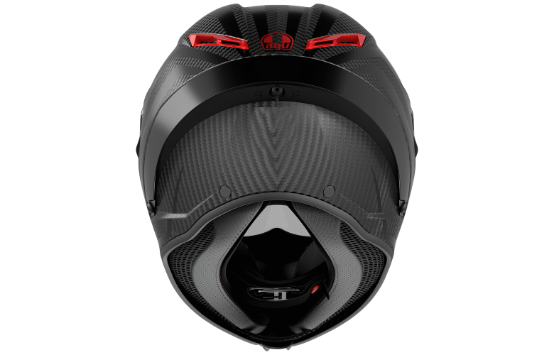 ΚΡΑΝΟΣ AGV PISTA GP RR Intrepido Carbon Black Red