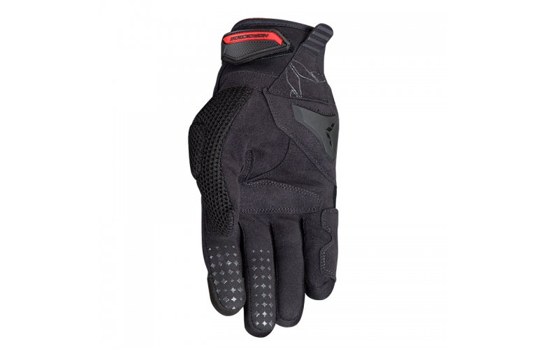 Γάντια Nordcode Air Tech CE EN 13594 μαύρο/κόκκινο