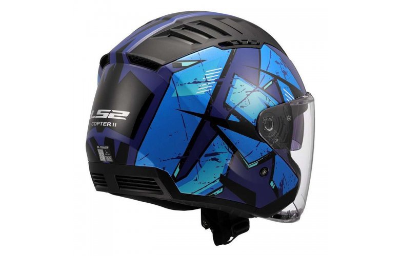 ΚΡΑΝΟΣ LS2 OF600 COPTER II KANJI BLUE GLOSS