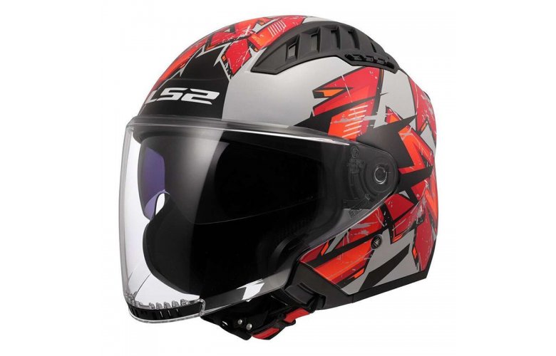 ΚΡΑΝΟΣ LS2 OF600 COPTER II KANJI LIGHT GREY