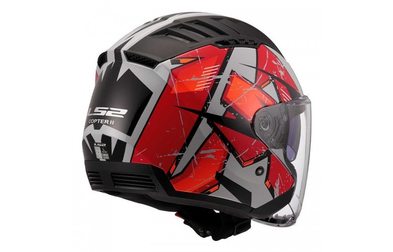 ΚΡΑΝΟΣ LS2 OF600 COPTER II KANJI LIGHT GREY