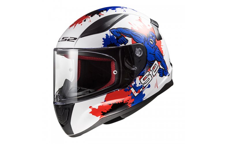 Κράνος LS2 FF353J Rapid Mini Monster White/Blue