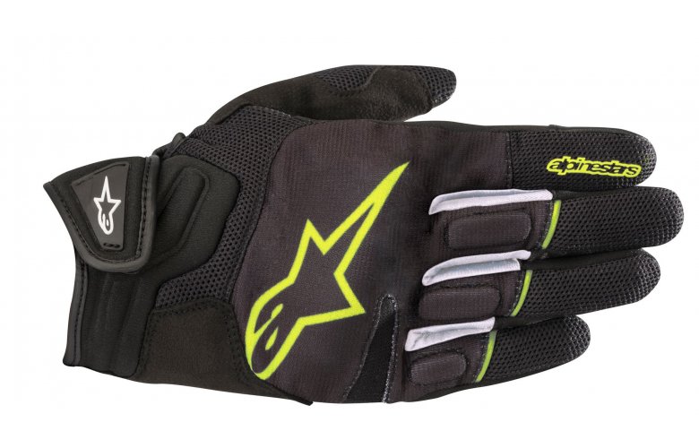 ΓΑΝΤΙΑ ALPINESTARS ATOM ΜΑΥΡΟ/ΚΙΤΡΙΝΟ FLUO