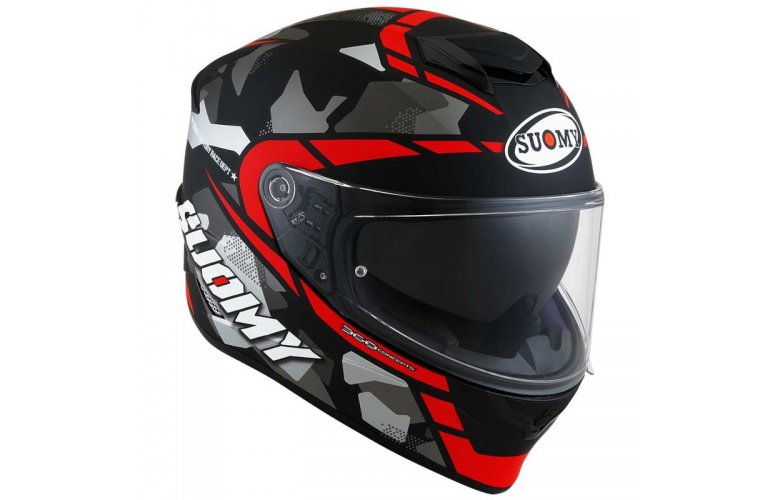 Κράνος Suomy Stellar Race Squad Matt Red