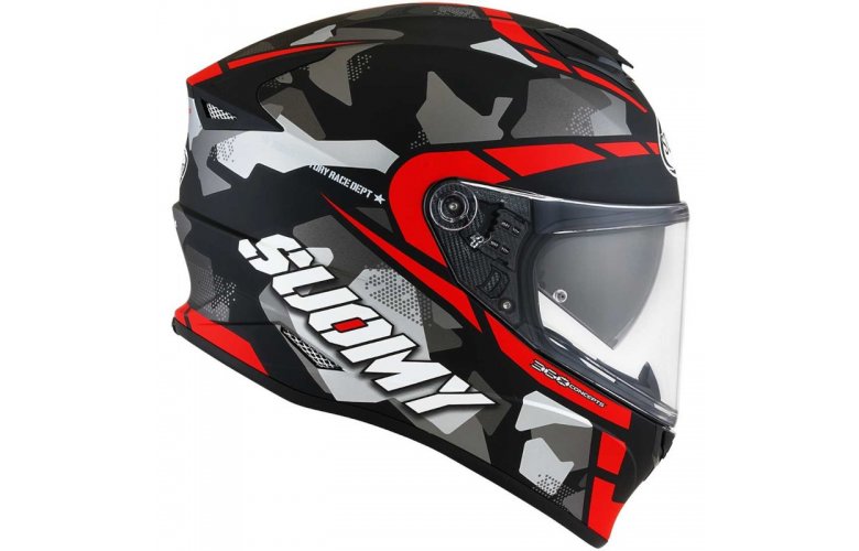 Κράνος Suomy Stellar Race Squad Matt Red