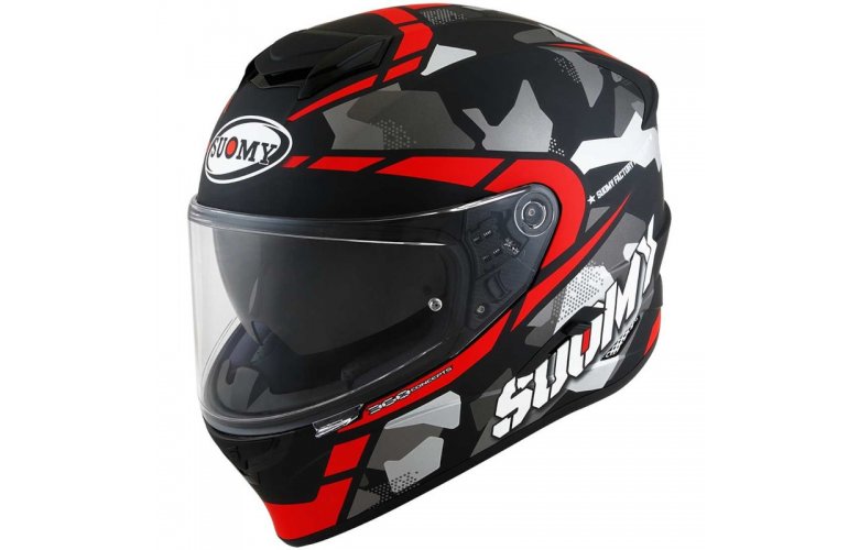 Κράνος Suomy Stellar Race Squad Matt Red