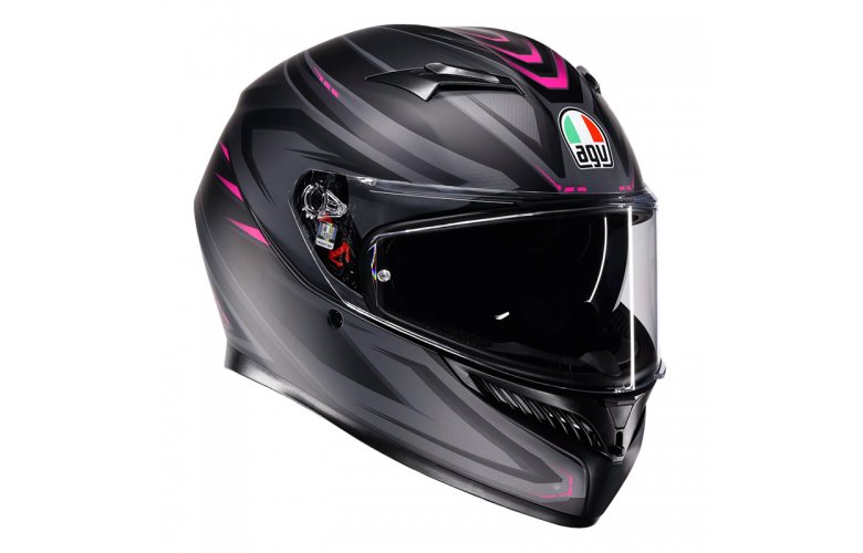 ΚΡΑΝΟΣ AGV K3 E2206 SYTH MATT BLACK/PINK