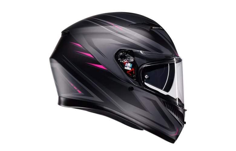 ΚΡΑΝΟΣ AGV K3 E2206 SYTH MATT BLACK/PINK