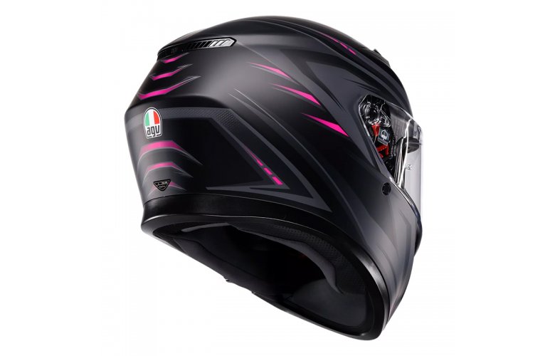 ΚΡΑΝΟΣ AGV K3 E2206 SYTH MATT BLACK/PINK