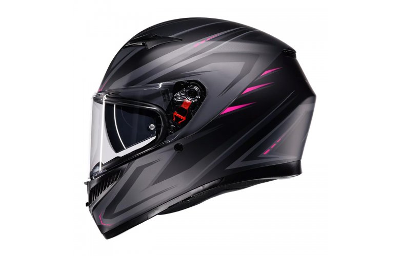 ΚΡΑΝΟΣ AGV K3 E2206 SYTH MATT BLACK/PINK