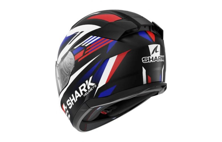 ΚΡΑΝΟΣ SHARK D-SKWAL 3 FIRSTLAP MAT BLACK/BLUE/RED