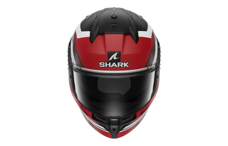 ΚΡΑΝΟΣ SHARK D-SKWAL 3 FIRSTLAP MAT BLACK/RED/GREEN