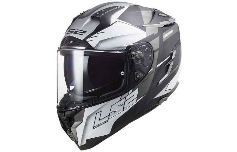 ΚΡΑΝΟΣ LS2 FF327 Challenger Allert Matt Titanium/Silver