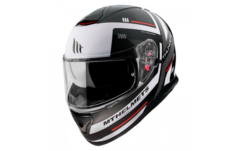 ΚΡΑΝΟΣ MT THUNDER 3 SV CARRY E0 GLOSS PEARL BLACK/FLUO