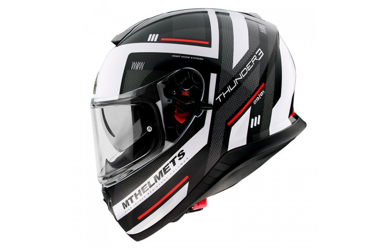 ΚΡΑΝΟΣ MT THUNDER 3 SV CARRY E0 GLOSS PEARL BLACK/FLUO