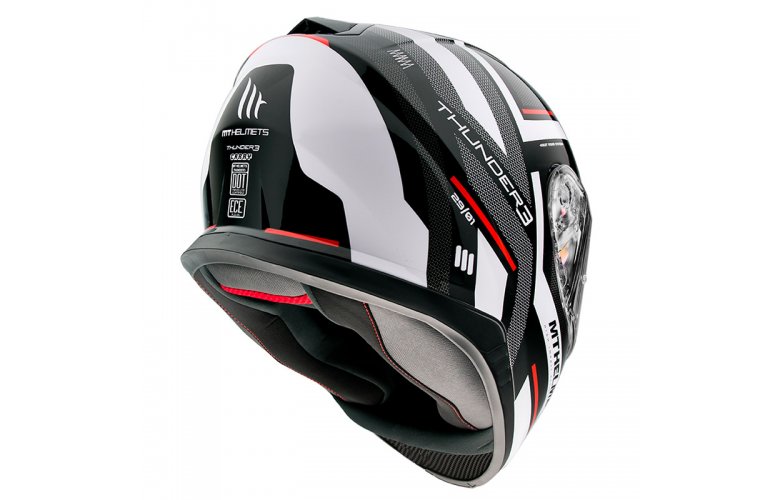 ΚΡΑΝΟΣ MT THUNDER 3 SV CARRY E0 GLOSS PEARL BLACK/FLUO