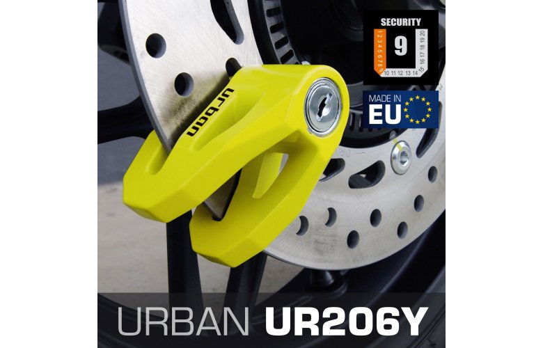 ΚΛΕΙΔΑΡΙΑ ΔΙΣΚΟΦΡΕΝΟΥ URBAN UR206Y yellow (6 mm)