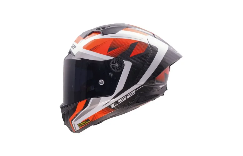 ΚΡΑΝΟΣ LS2 FULL FACE FF805 THUNDER GP AERO CARBON RAUTE WHITE RED ECE 22.06