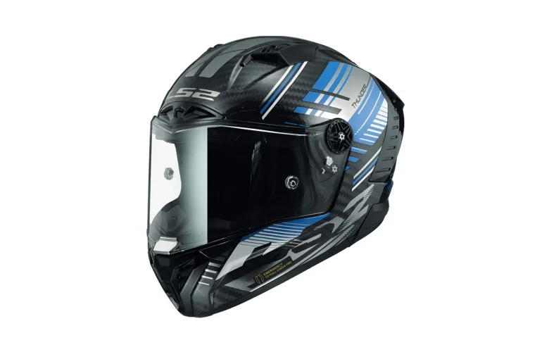 ΚΡΑΝΟΣ LS2 FULL FACE FF805 THUNDER CARBON VOLT BLACK BLUE ECE 22.06