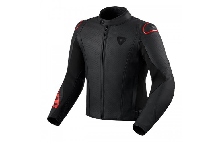 ΔΕΡΜΑΤΙΝΟ ΜΠΟΥΦΑΝ REV'IT QUADRATIC BLACK/NEON RED