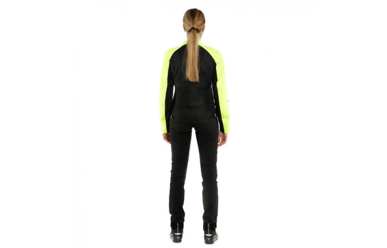 DAINESE RIBELLE AIR LADY Υφασμάτινο Μπουφάν Black / Black Fluo Yellow
