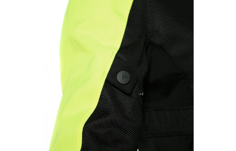 DAINESE RIBELLE AIR LADY Υφασμάτινο Μπουφάν Black / Black Fluo Yellow