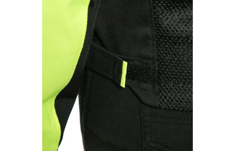 DAINESE RIBELLE AIR LADY Υφασμάτινο Μπουφάν Black / Black Fluo Yellow
